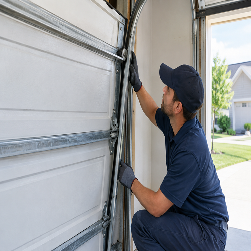 Garage Door Off Track: Causes, Signs & Repair Guide